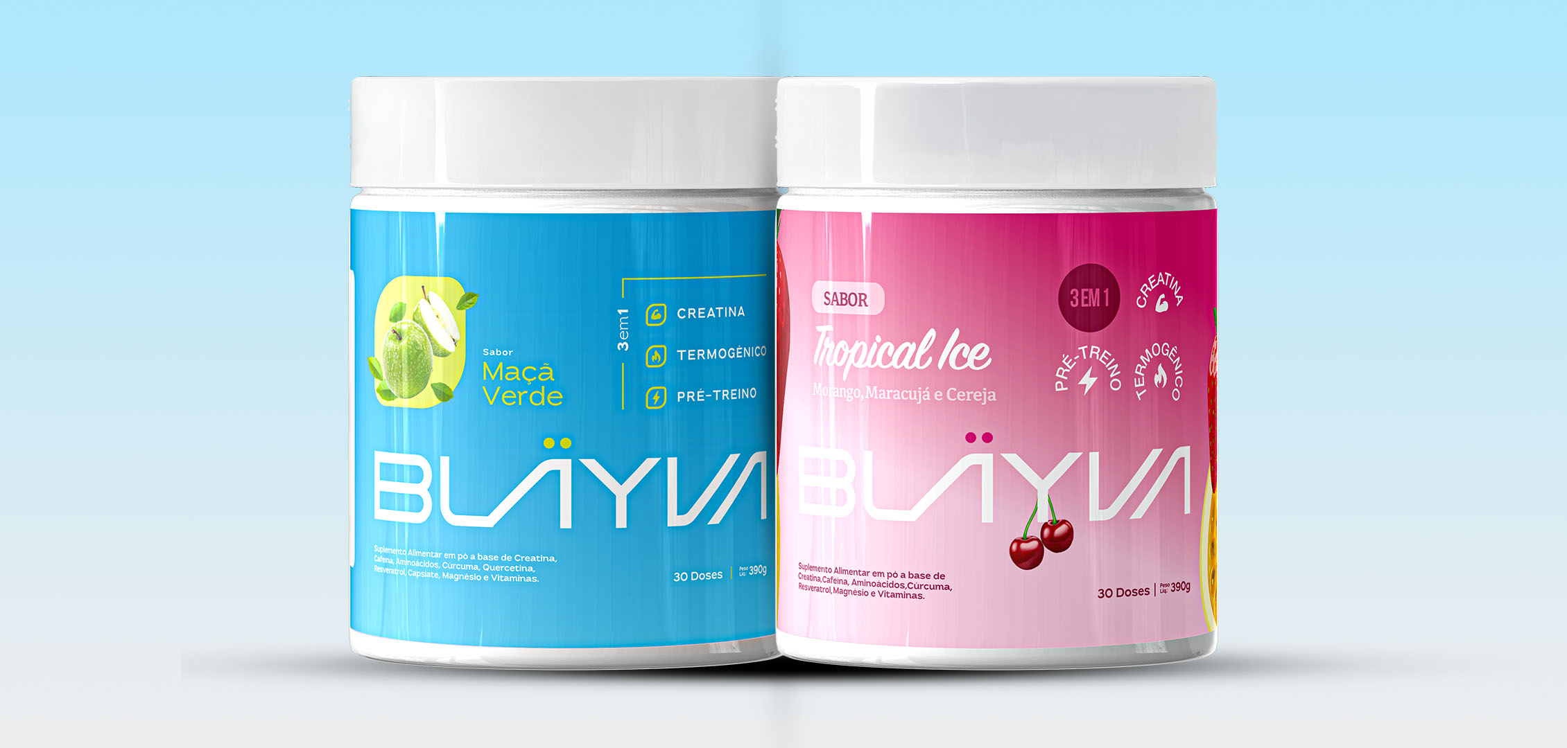 Combo Tropical Ice + Maçã Verde